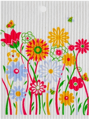 ash Towel-100% Biodegrade- Wildflowers