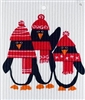 ash Towel-100% Biodegrade- Winter Penguins