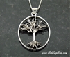 Large Sterling Silver  Family Tree Pendant/necklace, Tree of Life(BQ1010)