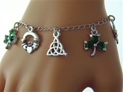 Irish Charm Bracelet/Anklet (#JPEW6054)