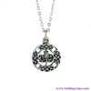 18" Celtic Scottish Thistle Necklace (Rpew34)