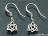 Sister Knot Trinity dangle Earrings( S117)