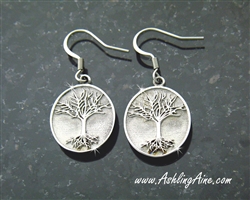 Family Tree Earrings in 316 L Stainless Steel (S206)