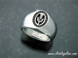 Ladies Scottish Thistle Ring (S24sm)
