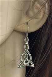 Bold Celtic Mother & Daughter Infinity knot Earrings (s353) Irish, Scottish, welsh, Trinity Mother's earring