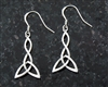 316L Stainless Steel "Sleek Galway" Trinity Earrings (S81)