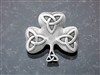 Hand Brushed Shamrock & Trinity Pin/Pendant (RPEW37)