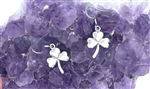 Silver Shamrock dangle Earring (s256)