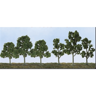 0592119 SUPER SCENIC TREES: BULK DECIDUOUS 2.5" to 4.5" SCENIC N to HO-scale: deciduous, sycamore, 20/pk