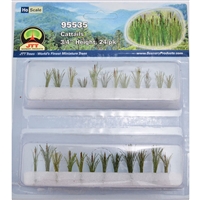 0595535 CATTAILS 3/4" tall HO-scale, 24/pk