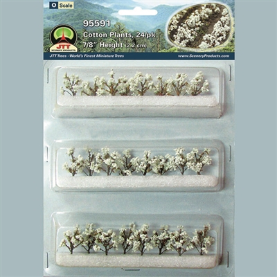 0595591 COTTON PLANTS, O-scale, 24/pk