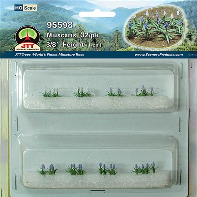 0595598 MUSCARIS, HO-scale, 32/pk