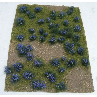 0595606 FLOWERING MEADOW Purple, 5" x 7" sheet.