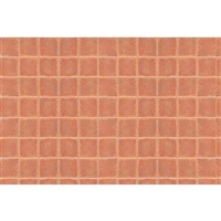 0597418 PATTERN SHEETS, Square Tile, O-scale (1:48) 2/pk