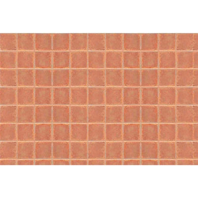 0597418 PATTERN SHEETS, Square Tile, O-scale (1:48) 2/pk