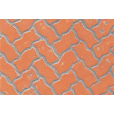 0597432 PATTERN SHEETS, Interlocking Paving, G-scale (1:24) 2/pk
