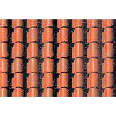 0597434 PATTERN SHEETS, Spanish Tile, HO-scale (1:100) 2/pk