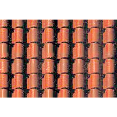 0597435 PATTERN SHEETS, Spanish Tile, O-scale (1:48) 2/pk