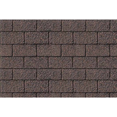 0597440 PATTERN SHEETS, Asphalt Shingle, HO-scale (1:100) 2/pk