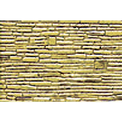 0597445 PATTERN SHEETS, Random Coarse Stone, O-scale (1:48) 2/pk