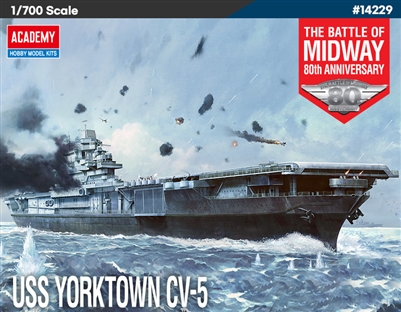 14229 1:700 USS Yorktown CV-5 "Battle of Midway"