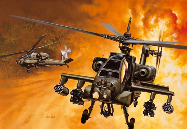 550159 1/72 AH-64 Apache