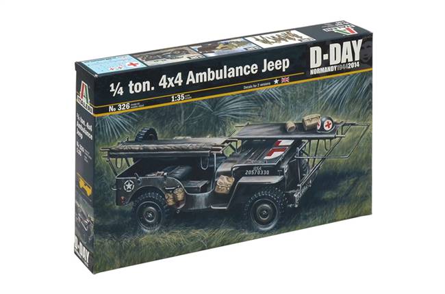 550326 1/35 1/4 Ton 4x4 Ambulance Jeep