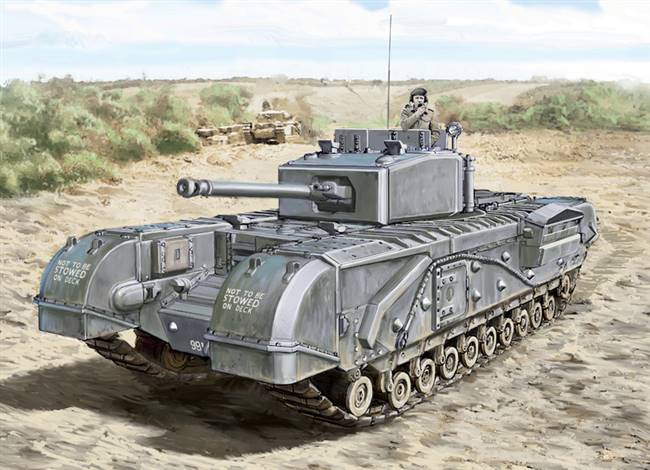 5515760 1/56 Churchill Mk.III / IV / AVRE / NA75 / Mk.VI