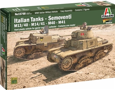 5515768 1/56 Italian Tanks & Semoventi M-13/40 M-14/41 M-40/41 75/18mm