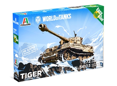 5534103 1/72 Pzkfw. VI Tiger I (World of Tanks) Fast Assembly Kit