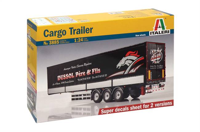 553885 1/24 Cargo Trailer