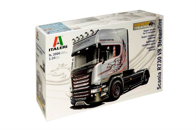 553906 1/24 Scania R730 Streamline 4x2 "Silver Griffin"