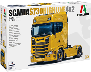 553927 1:24 Scania S730 Highline 4x2 (50th Anniversary Limited Edition)