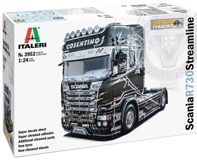 553952 1/24 Scania R730 Streamline Show Truck