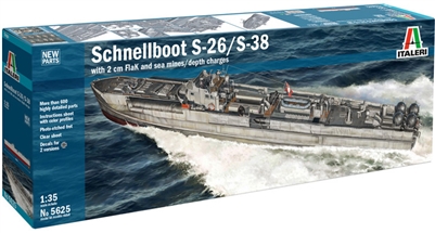 555625 1:35 Schnellboot S-26/S-38