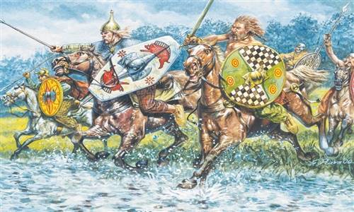 556029 1/72 Celts Cavalry