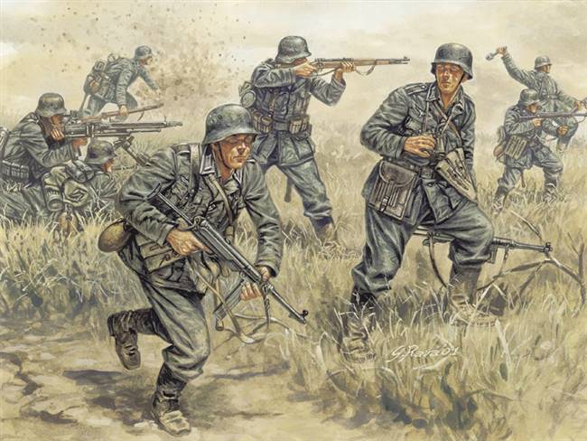 556033 1/72 German Infantry
