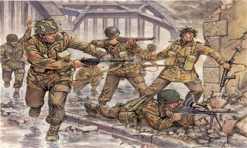 556034 1/72 WWII British Paratroopers