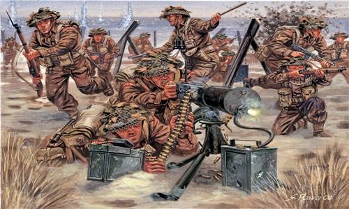 556056 1/72 WWII British Infantry