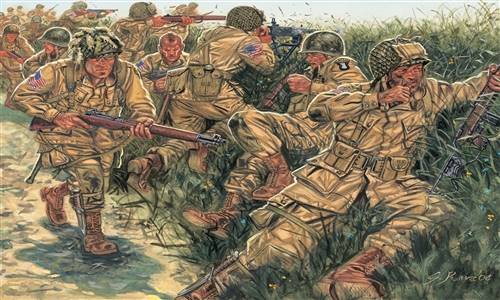 556063 1/72 WWII - US Paratroopers