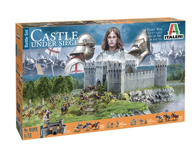 556185 1/72 100 Years' War - Castle Under Siege