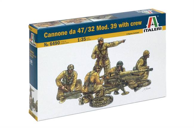 556490 1/35 Cannone da 47/32 Mod.39 with crew