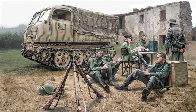 556549 1/35 Steyr RSO/01 with German Soldiers