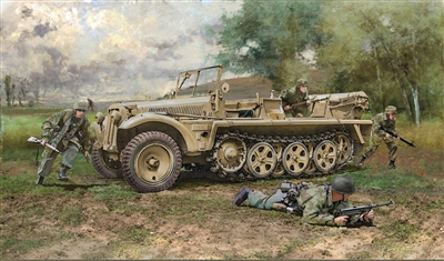 556561 1/35 Sd. Kfz. 10 Demag D7 with German Paratroopers