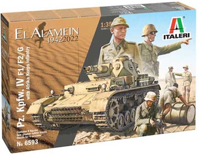 556593 1:35 Pz. IV F1/F2/G with Afrika Korps - El Alamein 80th Anniversary