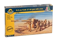 557512 1/72 8.8 CM FLAK 37 AA Gun with Crew (2 FAST ASSEMBLY MODELS)