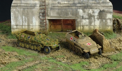 557516 1/72 Sd.Kfz.251/1 Ausf.C (2 FAST ASSEMBLY MODELS)