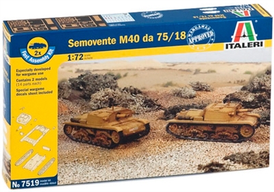 557519 1/72 Semovente M40 da 75/18