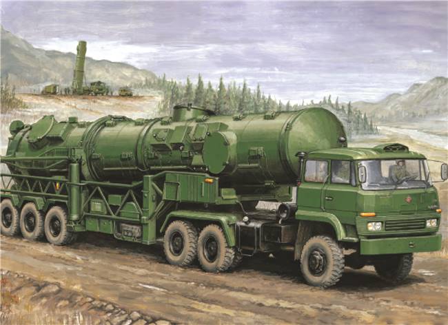 700202 1/35 CHN DF-21 ballistic missile launcher