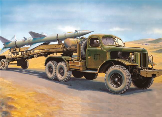 700204 1/35 Sam-2 Missile with Loading Cabin